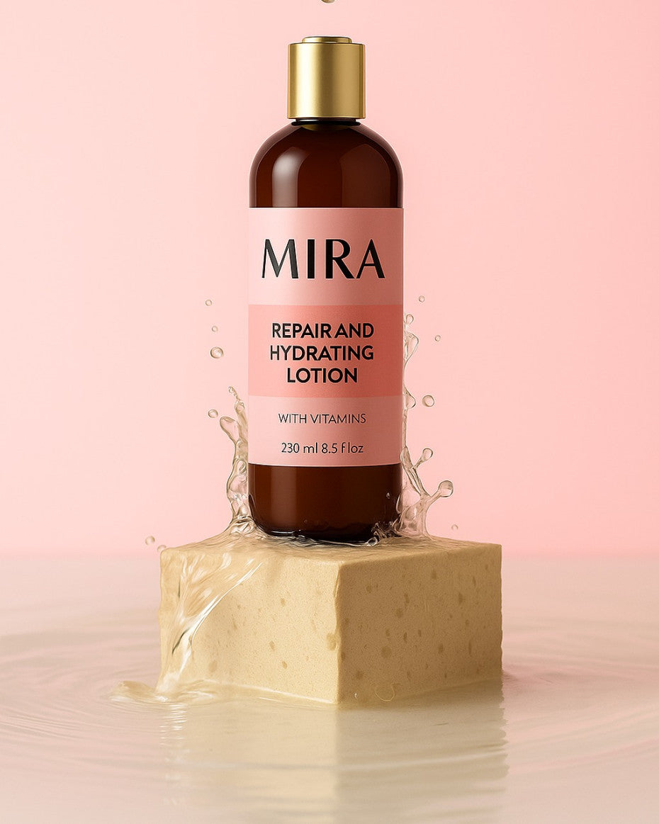 Repair and hydrating lotion with Vitamins
